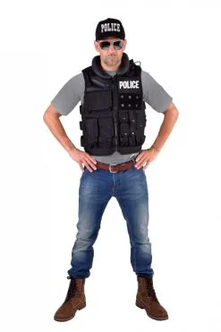 Police Tactical Vest Deluxe