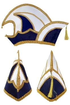 Prinsenmuts Deluxe Donkerblauw